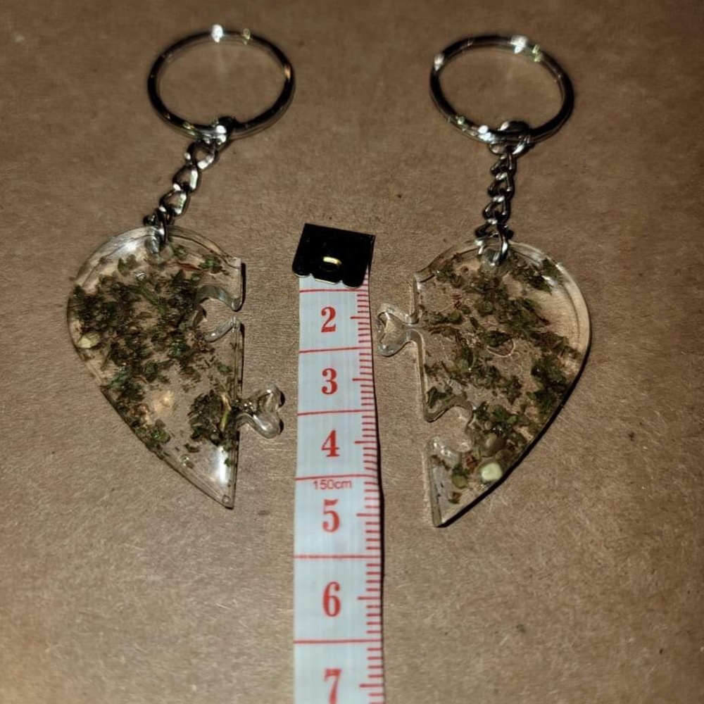 Best Buds Keychain(hemp encased keychain)